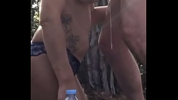 Perra echando las babas