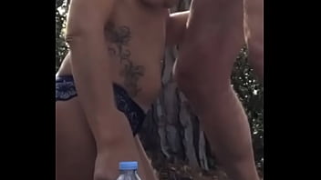 Perra echando las babas