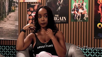 Busty black pornstar with best tits interview lily starfire