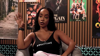 Busty black pornstar with best tits interview lily starfire