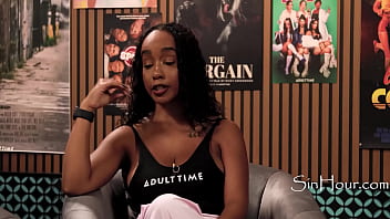 Busty black pornstar with best tits interview lily starfire