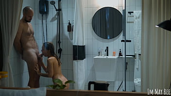 Shower together ️ it's easier to clean face from cum