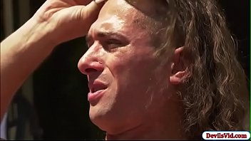 Brooke gets her wet hairy pussy fucked