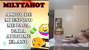 Amigo de mi esposo me paga por hacer anal druro y doloroso y se corre dentro
