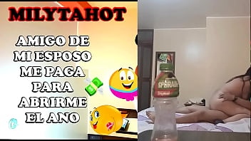 Amigo de mi esposo me paga por hacer anal druro y doloroso y se corre dentro