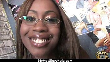 Gloryhole secrets ebony sucking off strangers pov 26