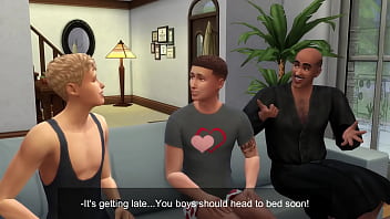 Sims4 weekend at mike's and his dad part 1