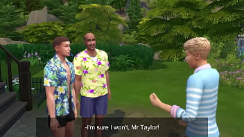 Sims4 weekend at mike's and his dad part 1