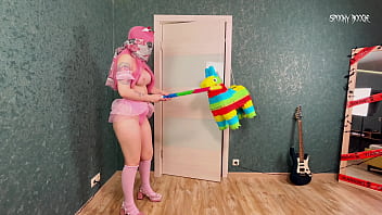 Pervert girl zero two breaks pinata gets naked and talks dirty to you