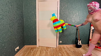 Pervert girl zero two breaks pinata gets naked and talks dirty to you