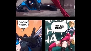 Hentai interrogando arlequina