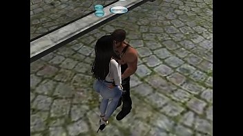 Milf in jeans wiggling her big ass