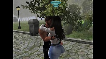 Milf in jeans wiggling her big ass