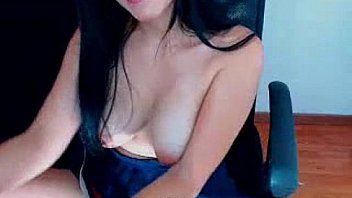 Brunette pussy juice and dildo in the ass on livespicycams com