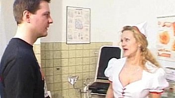 Milf Amateur Nurse Sucks And Fucks With Cum On Ass thumbnail