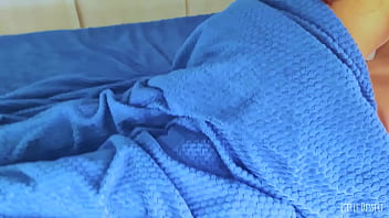 Golden skinned latina babe's slow pussy play