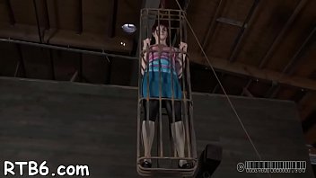 Wild castigation for bitch