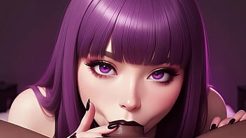 You can cum in my mouth cute gothic girl loves bbc pov ai