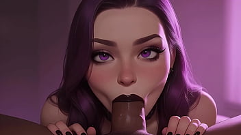 You can cum in my mouth cute gothic girl loves bbc pov ai