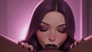 You can cum in my mouth cute gothic girl loves bbc pov ai