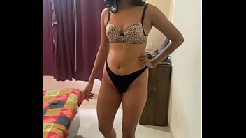 Niyati walking the ramp in leopard polka dots