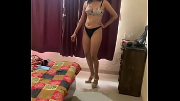 Niyati walking the ramp in leopard polka dots