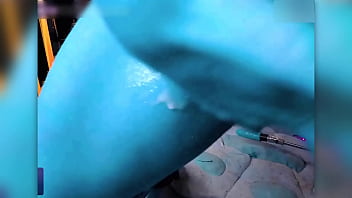 Demoness moans from hell's anal into tight ass squirt