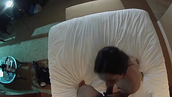 I suck my neighbor's huge bbc cock and then i fuck him