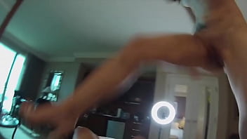 I suck my neighbor's huge bbc cock and then i fuck him