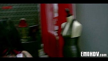 Emo babe with tats gets some dick 246