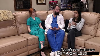 Lesbian gets mandatory hitachi orgasms ditris rose