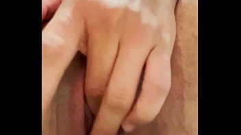 Latina porn casting sexy puffy pussy glasses wear slut messy blowjob cum play with bwc