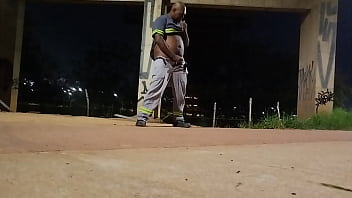 Me masturbando na rua