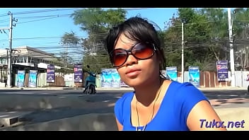 Ambitious brunette bombshell fucked by man