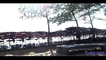 Ambitious brunette bombshell fucked by man