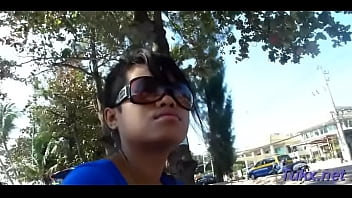 Ambitious brunette bombshell fucked by man