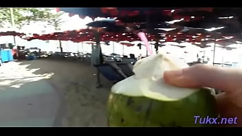 Ambitious brunette bombshell fucked by man