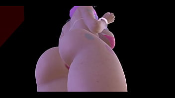 Busty chick shakes her tits