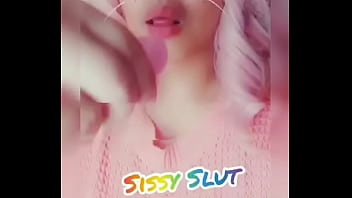 Sissy Bitch Eats Spit And Cum From Her Own Cage thumbnail