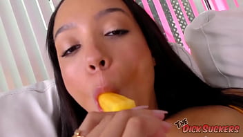 Perky tits ebony alexis tae begs for a big load on her throat