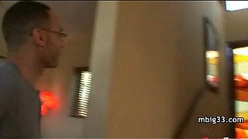 Amateur milf takes a nice bbc in a interracial