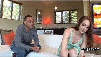 Amateur milf takes a nice bbc in a interracial