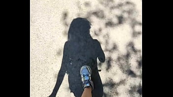 Prête et en tenue pour ma randonnée défi me faire casser la chatte par un