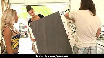 Slutty amateur babe is paid cash from some crazy public sex 22