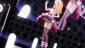 Blonde girl naked dance fansa mmd by ichigoichien