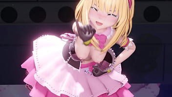Blonde girl naked dance fansa mmd by ichigoichien