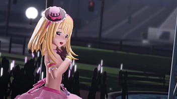 Blonde girl naked dance fansa mmd by ichigoichien