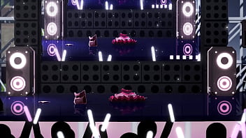 Blonde girl naked dance fansa mmd by ichigoichien