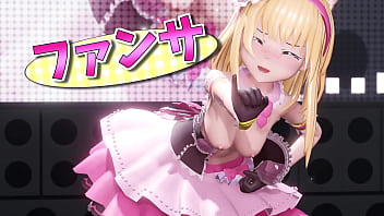 Blonde girl naked dance fansa mmd by ichigoichien