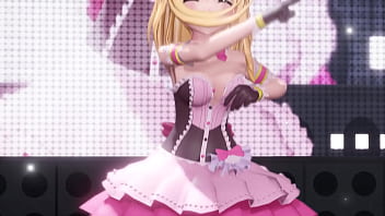 Blonde girl naked dance fansa mmd by ichigoichien